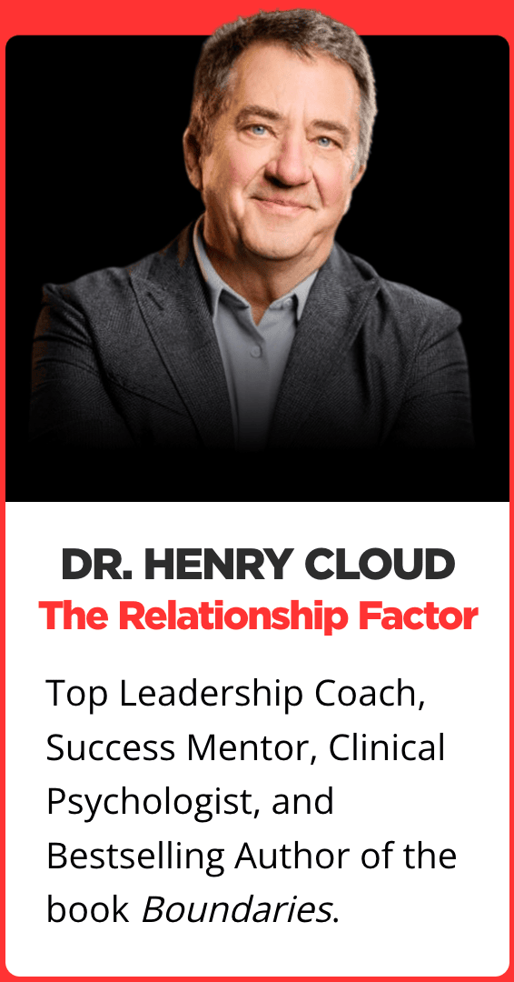 Dr. Henry Cloud coaching on personal development at Birmingham’s top business conference on March 14